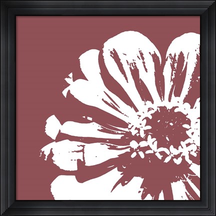 Framed Flower II Print