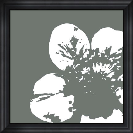 Framed Flower III Print
