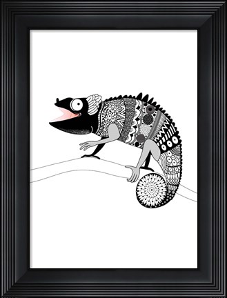 Framed Gecko Print