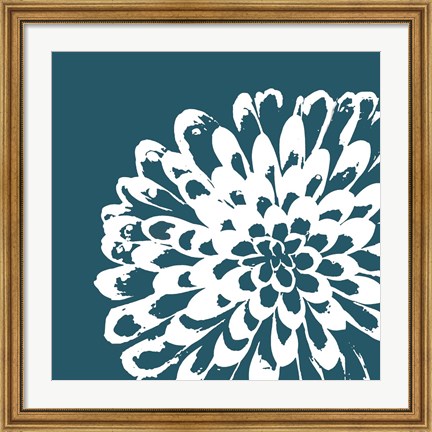 Framed Graphic Flower 1 Print