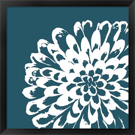 Framed Graphic Flower 1 Print