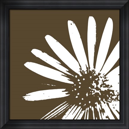 Framed Graphic Flower 2 Print