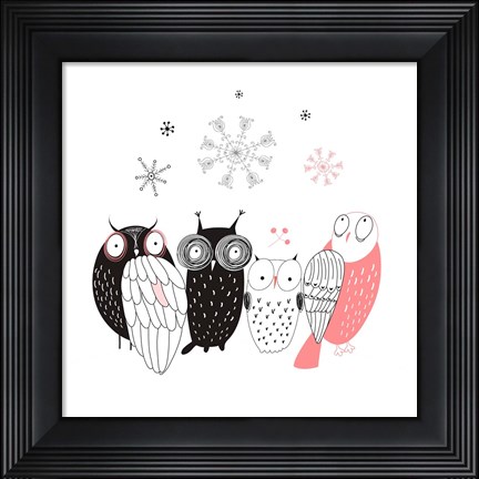 Framed Owl IV Print
