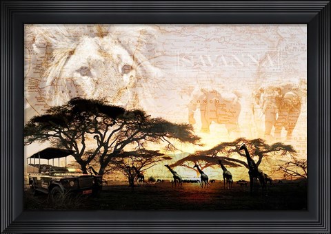 Framed Savanna Print