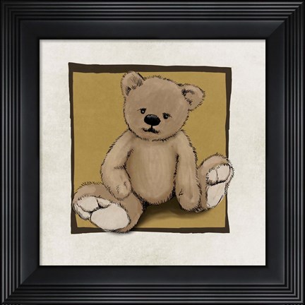 Framed Teddy Bear Print