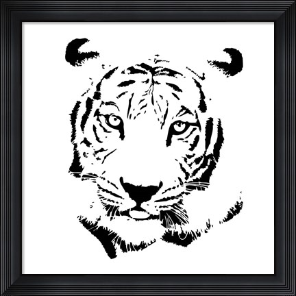 Framed Tiger Print