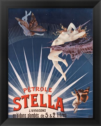 Framed Petrole Stella Print