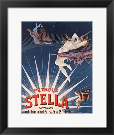 Framed Petrole Stella Print