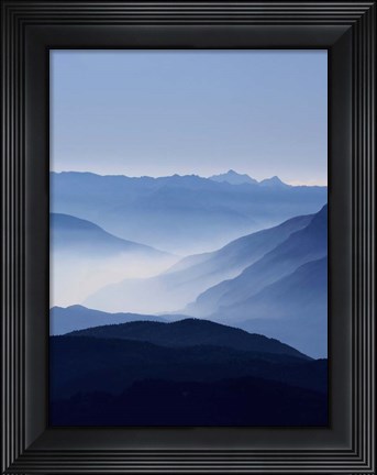 Framed Blue Mountains Print