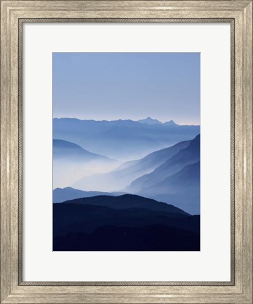 Framed Blue Mountains Print