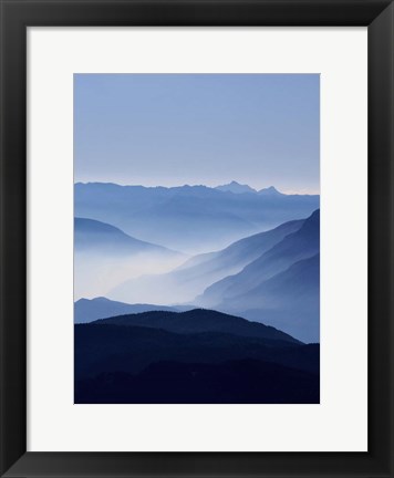 Framed Blue Mountains Print