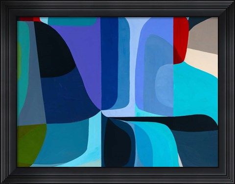 Framed Merging Waters Print