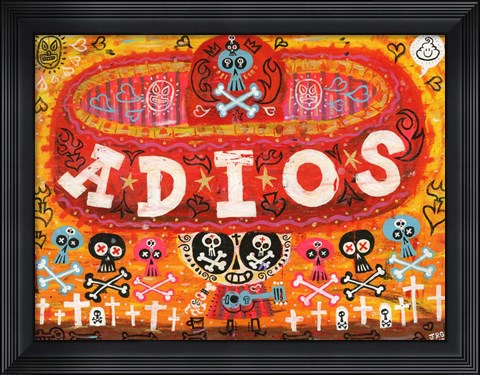 Framed Adios Amigos Print