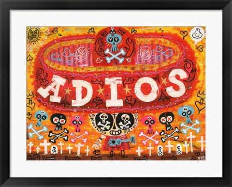 Framed Adios Amigos Print