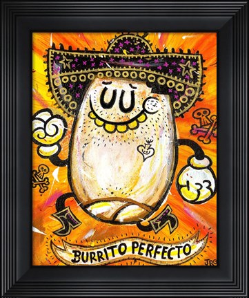 Framed Burrito Perfecto Print