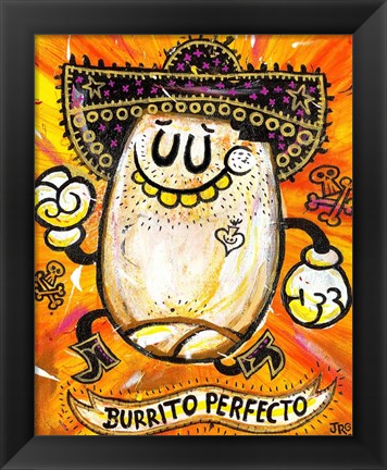 Framed Burrito Perfecto Print