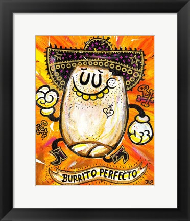 Framed Burrito Perfecto Print