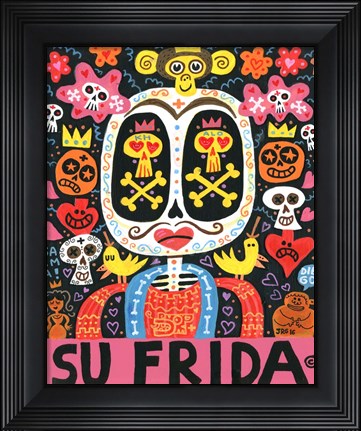 Framed Dolor Feliz Gracias Print