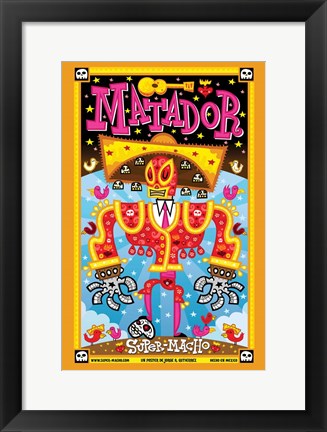 Framed Matador Print