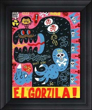 Framed Monstro Print