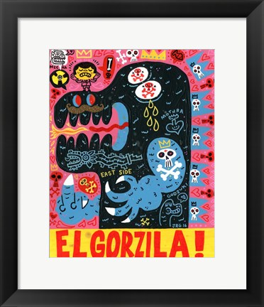 Framed Monstro Print