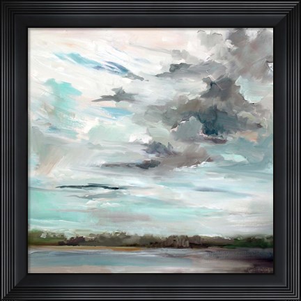 Framed Cloudy Days Don&#39;t Get Me Down Print