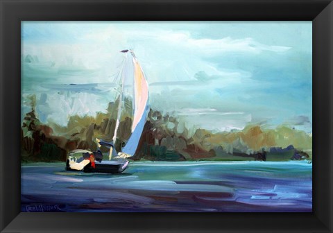 Framed Sailboat Print