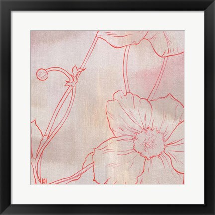 Framed Anemone I Print