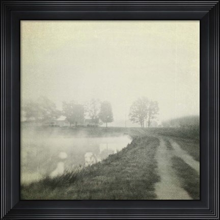 Framed Foggy Sunrise Print