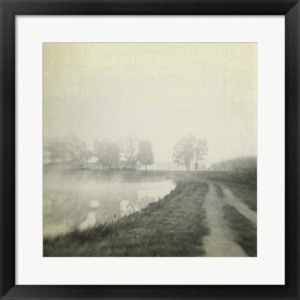 Framed Foggy Sunrise Print