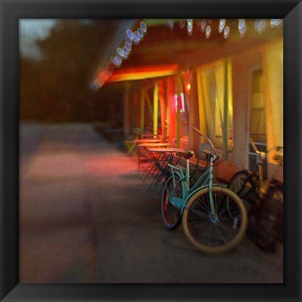 Framed Jennifer&#39;s Bike Print