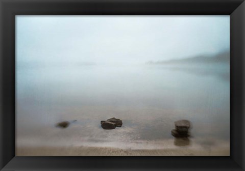 Framed Three Rocks Print