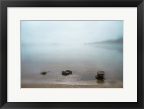 Framed Three Rocks Print
