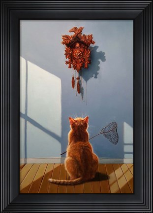 Framed Timely Lunch Print