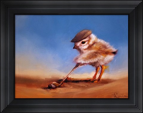 Framed Birdie Shot Print