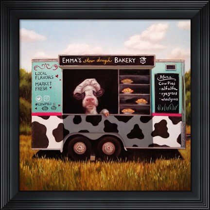 Framed Cowpies Print