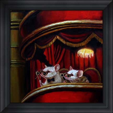 Framed Die Fledermaus Print