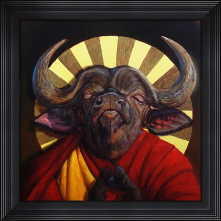Framed Holy Cow II Print