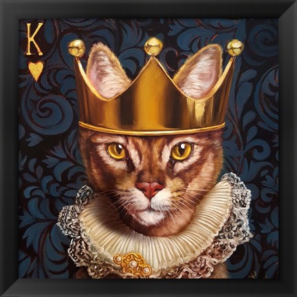 Framed King of Hearts Print