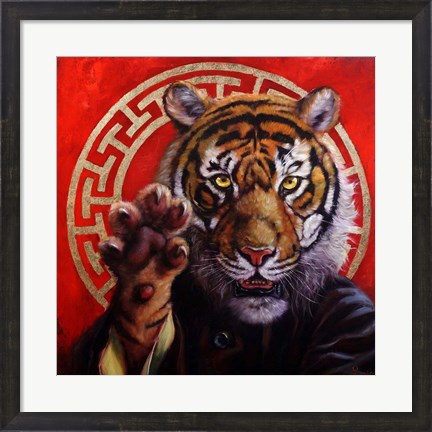 Framed Legend of Tiger Claw Print