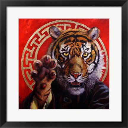 Framed Legend of Tiger Claw Print