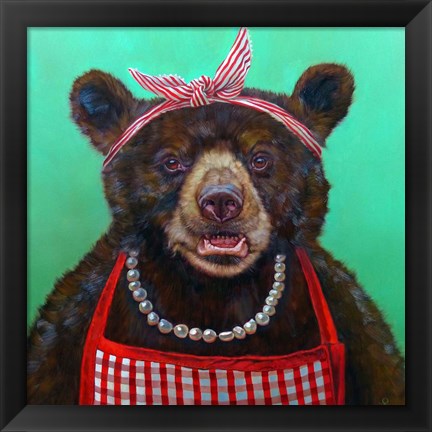 Framed Mama Bear Print