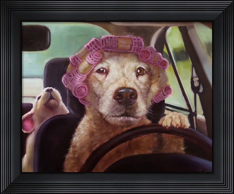 Framed Mommy Chauffeur Print