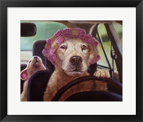 Framed Mommy Chauffeur Print