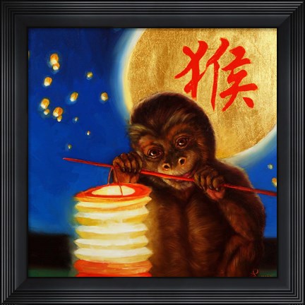 Framed Monkeyshine Print