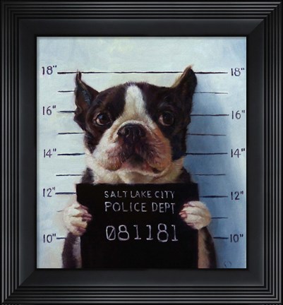 Framed Mug Shot Print