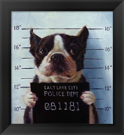 Framed Mug Shot Print