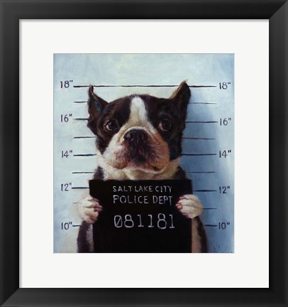 Framed Mug Shot Print