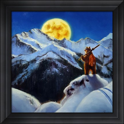 Framed Night Patrol 2 Print