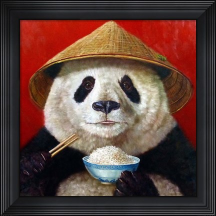 Framed Panda Print